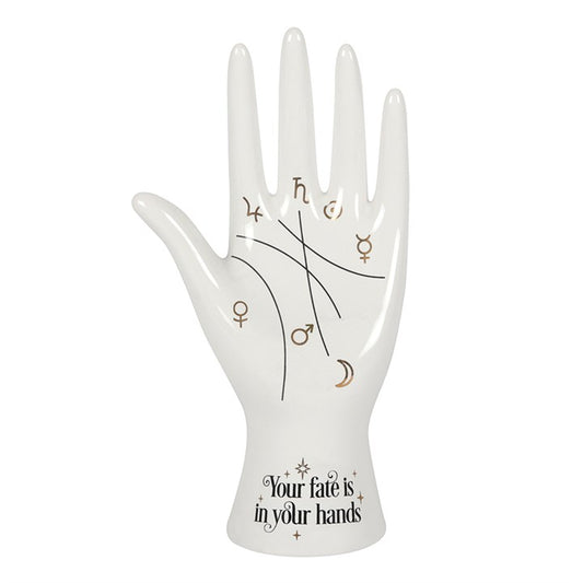 Ceramic Palmistry Hand Ornament