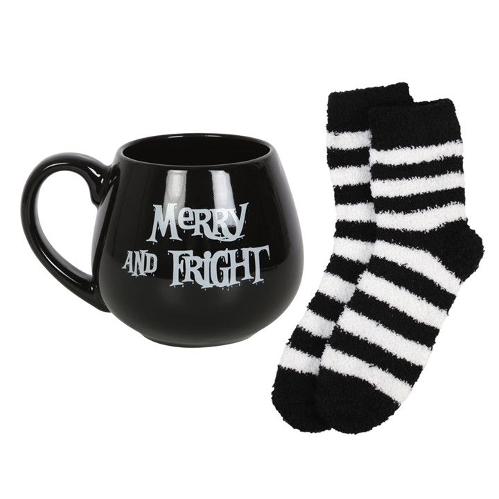 Merry & Fright Mug and Socks Set