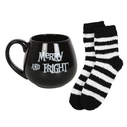 Merry & Fright Mug and Socks Set