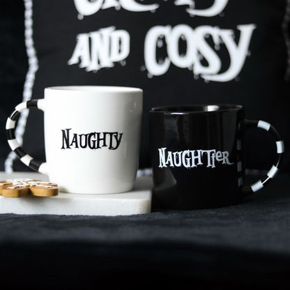 Naughty & Naughtier set of mugs