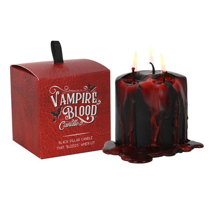 Vampires Blood Small Pillar Candle