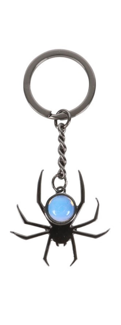 Crystal Spider Keyring