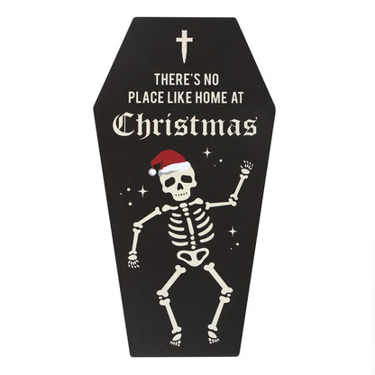 Christmas Coffin Sign